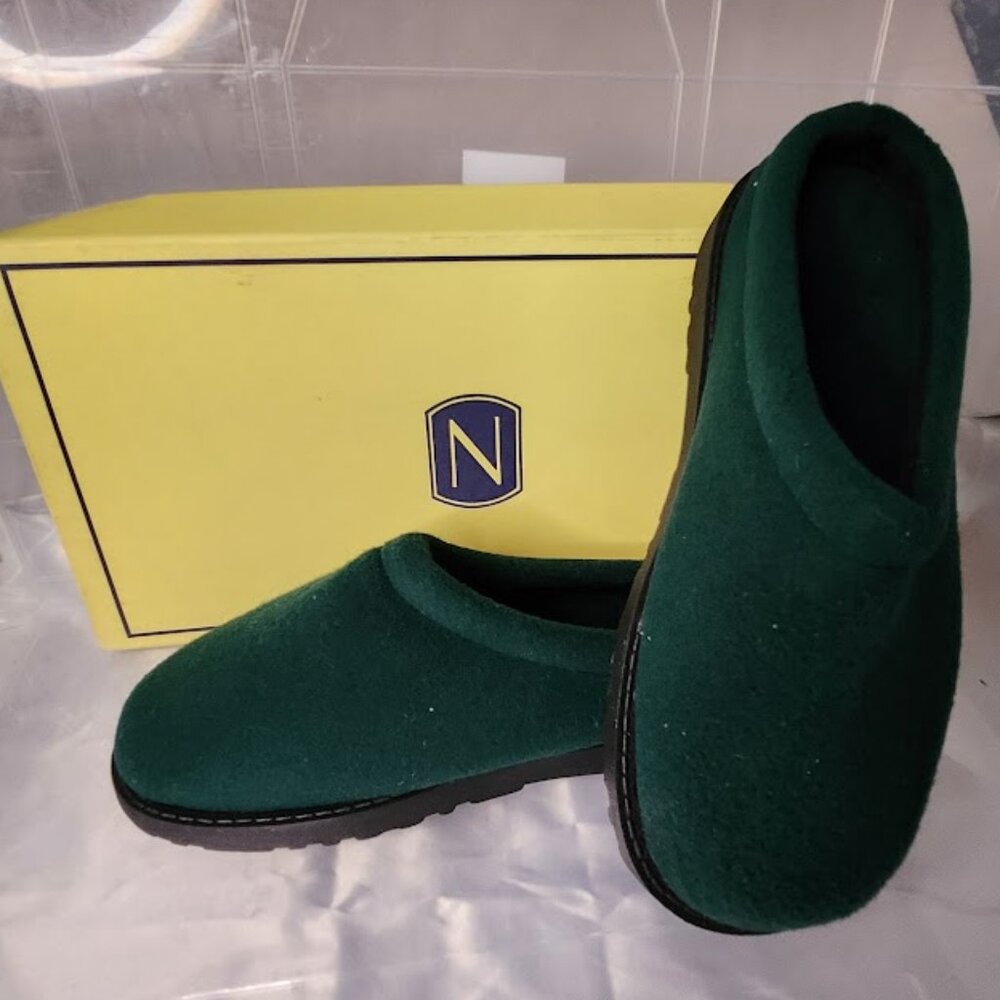 Indoor/Outdoor Felted Nordstrom Brady Slippers - Forest Green - 6M